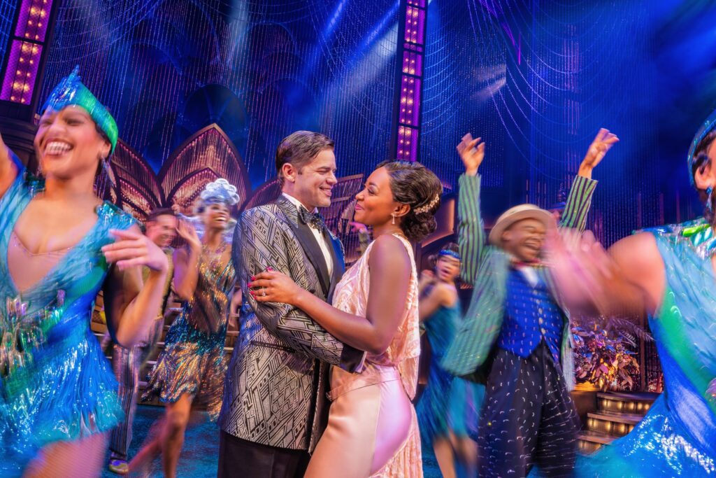 Jeremy Jordan and Aisha Jackson in "The Great Gatsby."