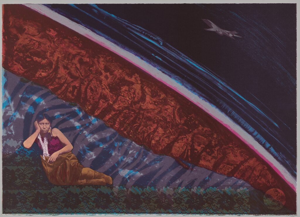 "Untitled (Cover Girl)," 1989. Jean LaMarr (Northern Paiute / Achomawi, b. 1945). The Cleveland Museum of Art, Gift of Linda and Jack Lissauer, MD.