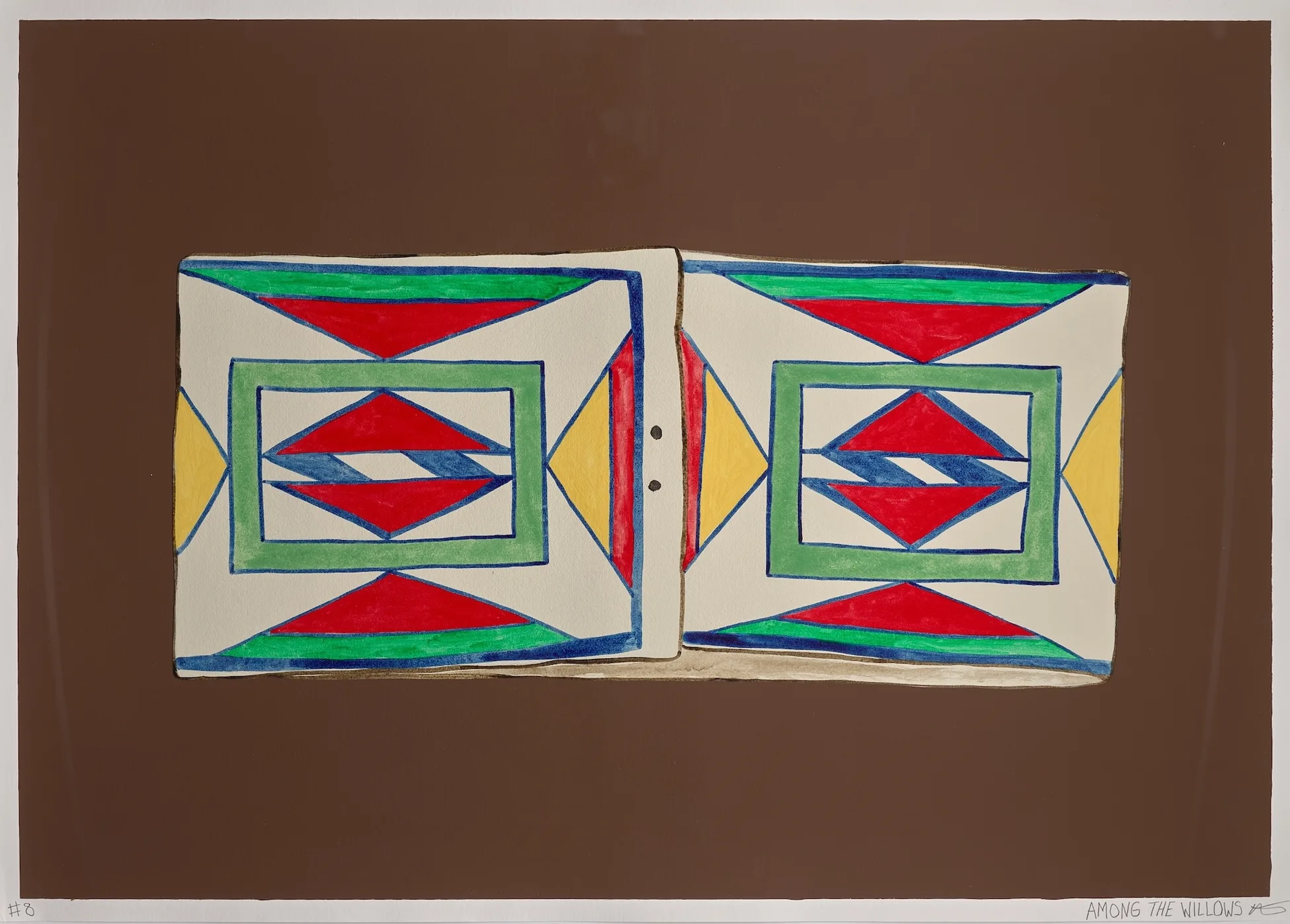 "Among the Willows," from "Bishkisché," 2023. Wendy Red Star (Apsáalooke/Crow, b. 1981).