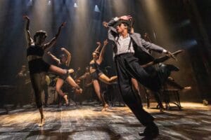 The cast of "Chez Joey" at Arena Stage.