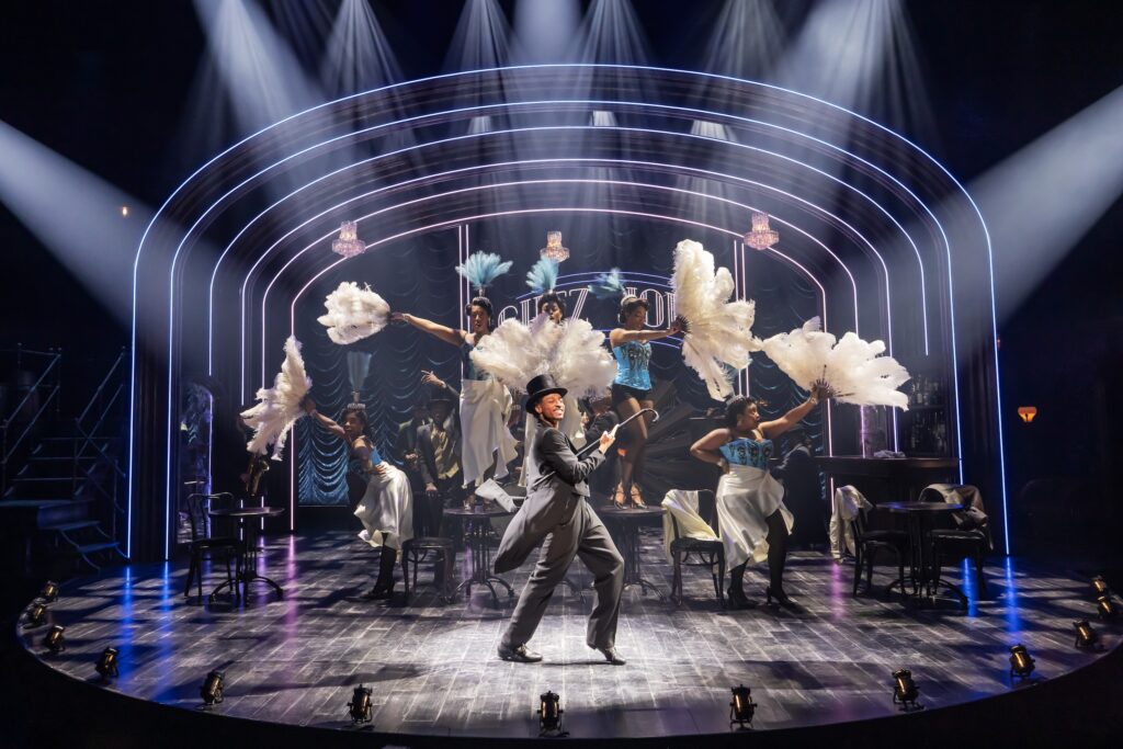 Myles Frost and the cast of "Chez Joey" at Arena Stage.