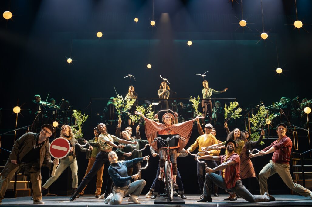 Andrea Martin and the cast of "High Spirits" at New York City Center Encores!