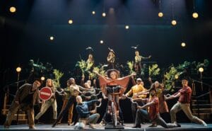 Andrea Martin and the cast of "High Spirits" at New York City Center Encores!