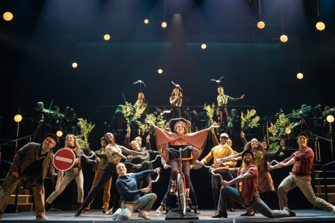 Andrea Martin and the cast of "High Spirits" at New York City Center Encores!