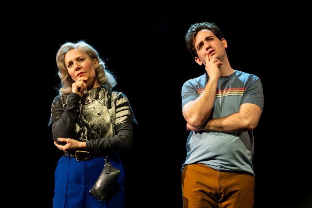 Amy Resnick and Will Conard in "We Had a World."