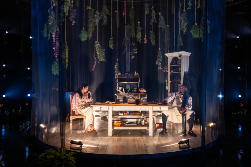 Mi Kang and Kelvin Roston Jr. in "Miss Julie."