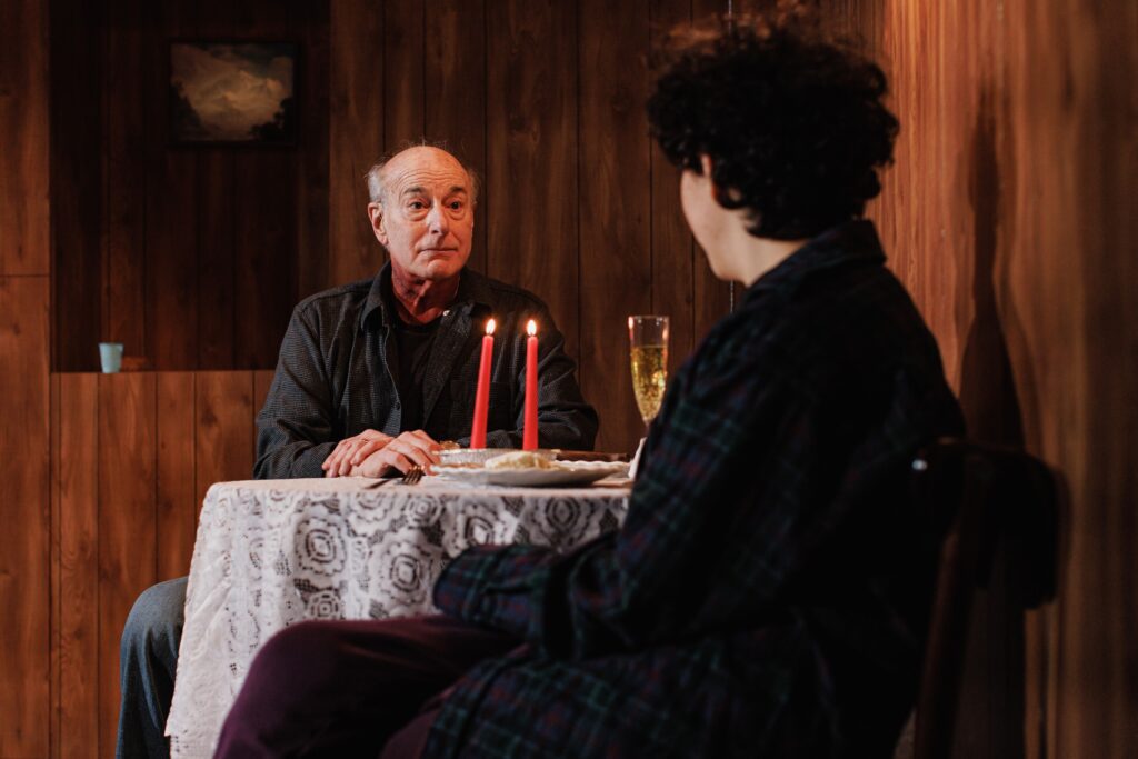 (l-r) Peter Friedman and Alia Shawkat in "You Got Older."