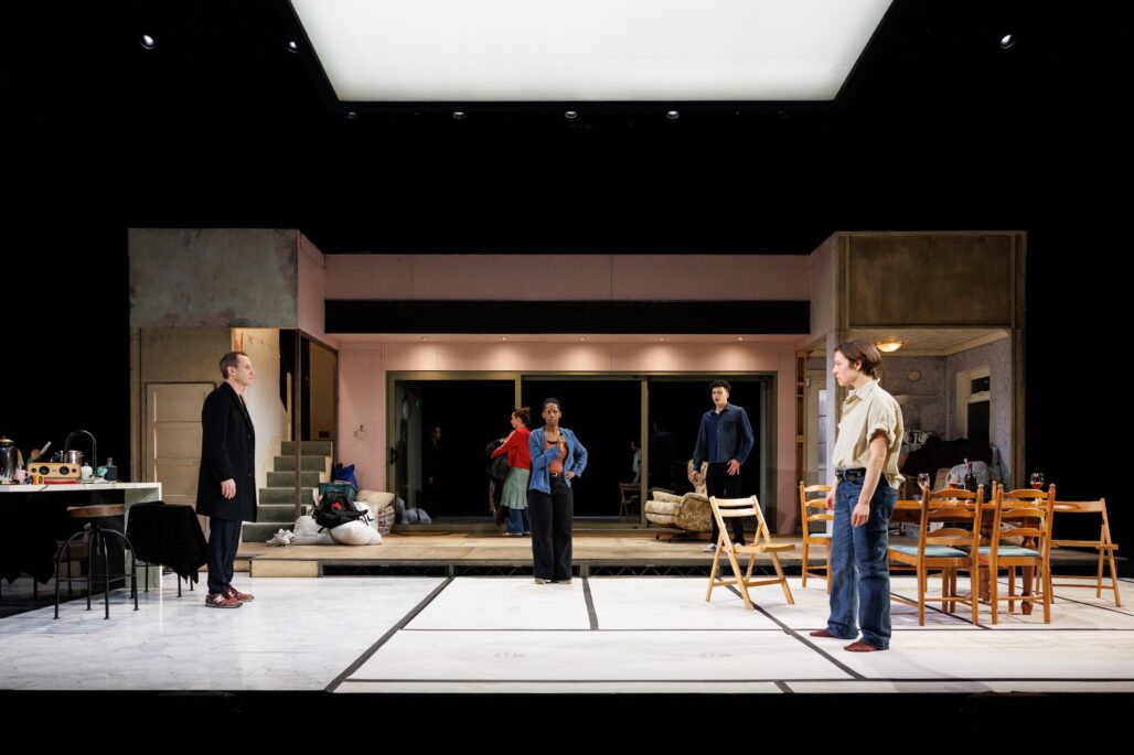 Tobia Menzies, Ruby Stokes, Lorna Brown, Lee Braithwaite, and Emma D'Arcy in "The Other Place."