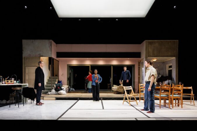 Tobia Menzies, Ruby Stokes, Lorna Brown, Lee Braithwaite, and Emma D'Arcy in "The Other Place."