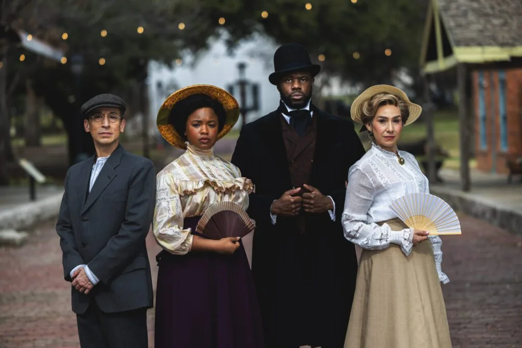Black Hackler, Bri Woods, Akron Watson, Tiffany Solano in the Dallas Theater Center's production of "Ragtime."