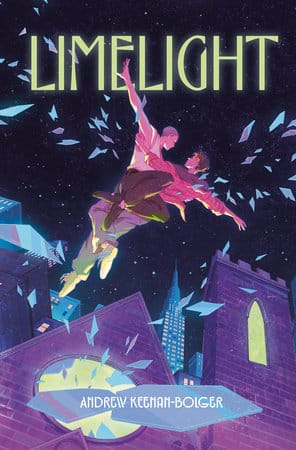 "Limelight" book cover by Andrew Keenan-Bolger.