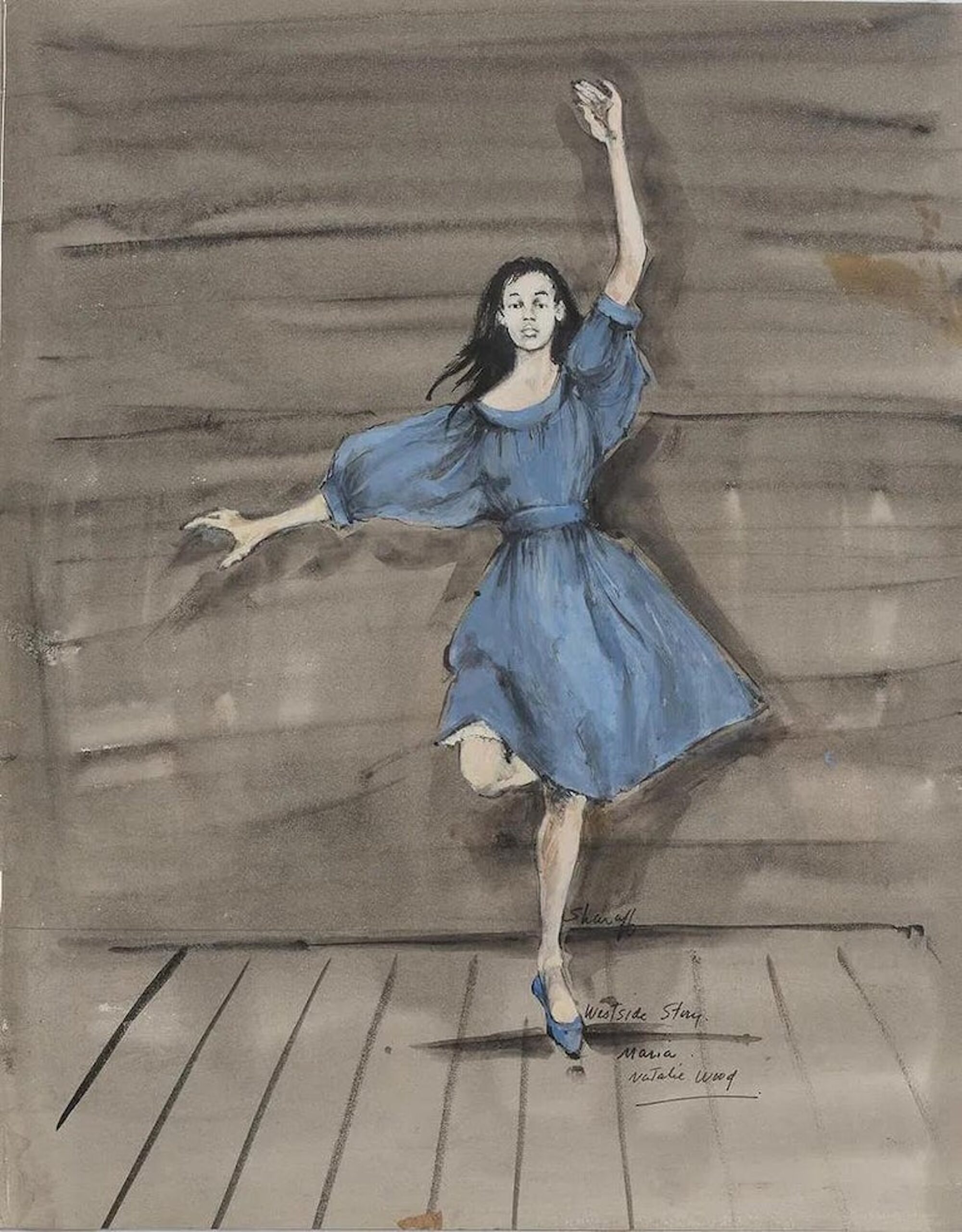 Irene Sharaff's costume design for West Side Story.