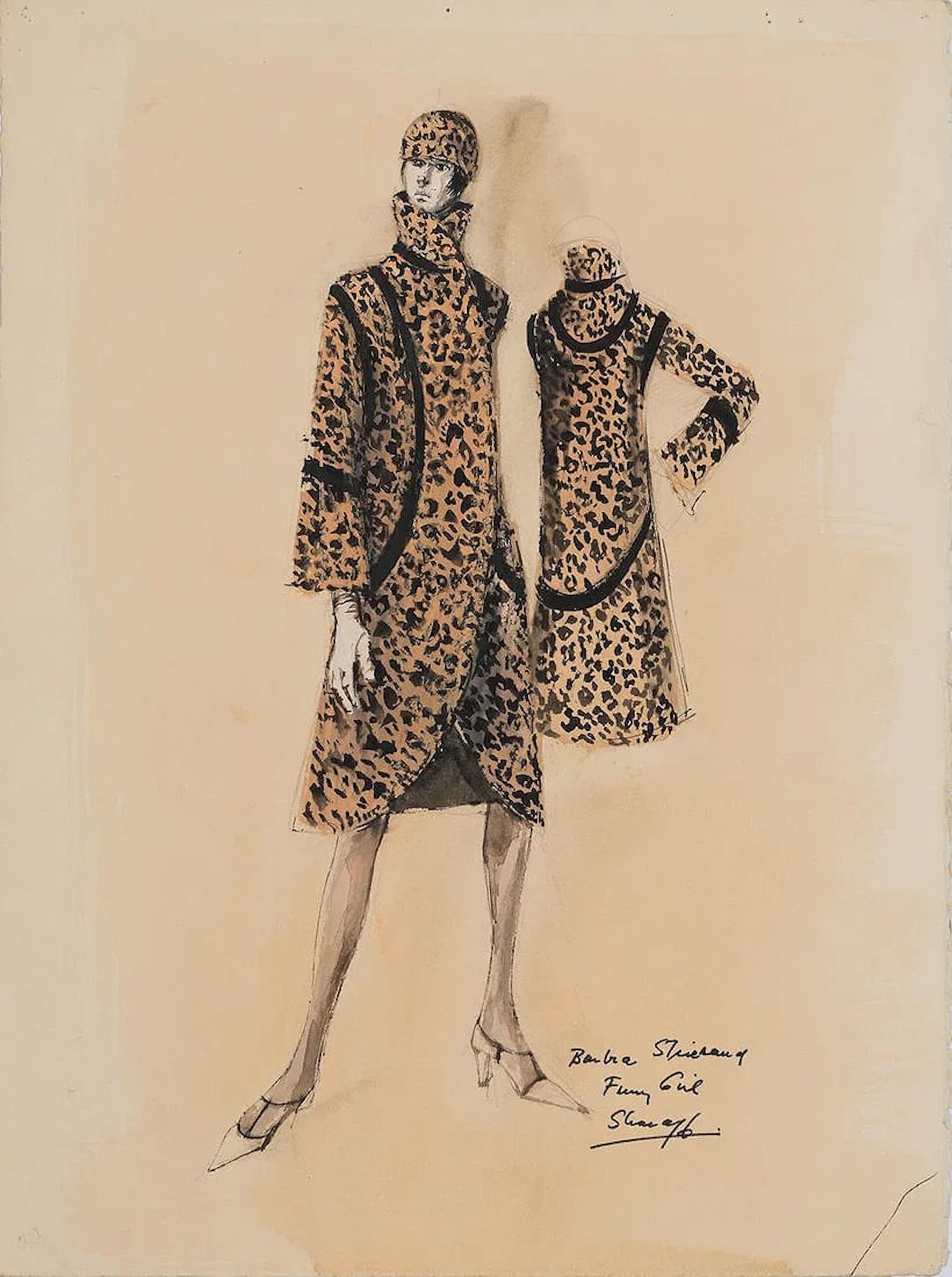 Irene Sharaff's costume design for Funny Girl.