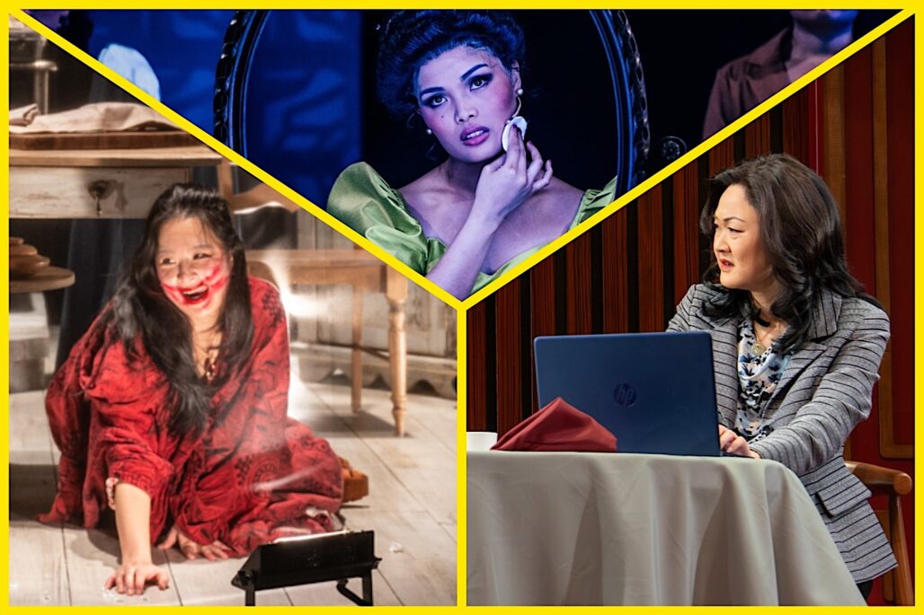 (l-r) "Miss Julie," "Here Lies Love," and "Chinese Republicans."