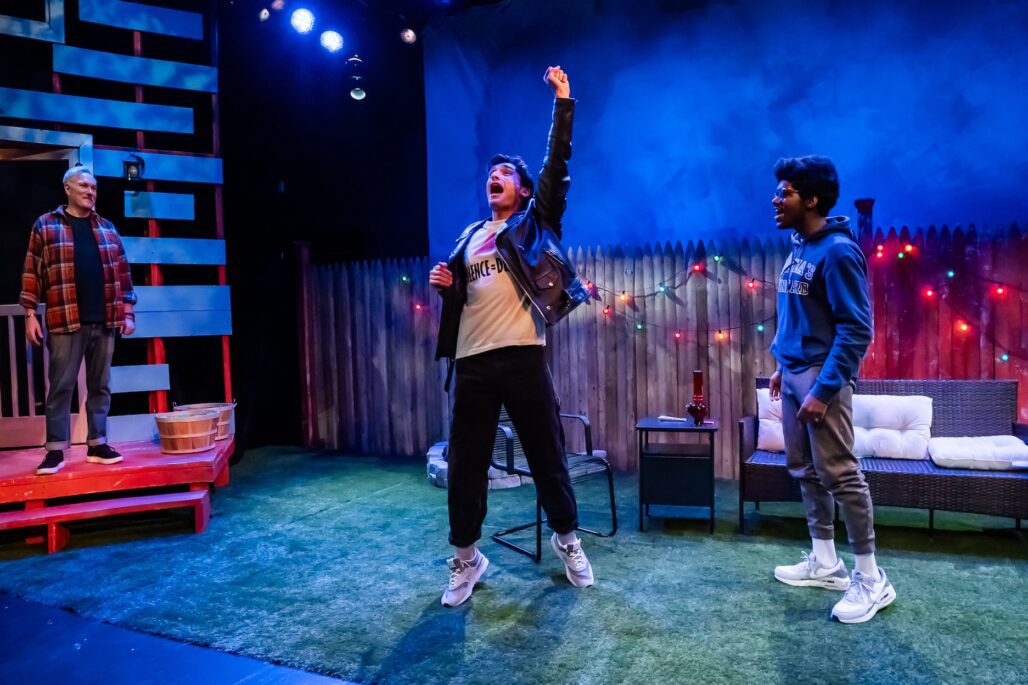 (l-r) Christopher Borg, CJ DiOrio, and Jalen Ford in "Our House."