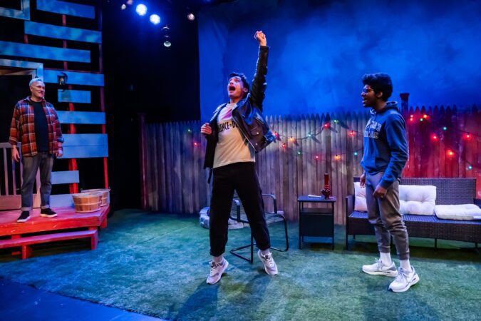 (l-r) Christopher Borg, CJ DiOrio, and Jalen Ford in "Our House."