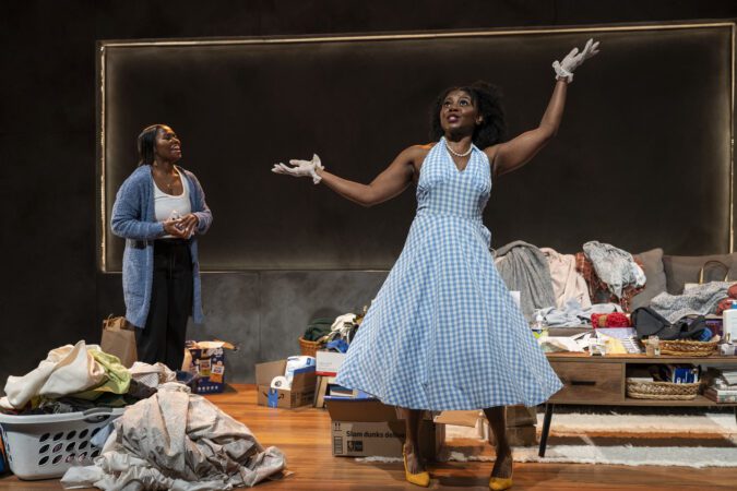 Kristin E. Ellis and Leslie Ann Sheppard in Morning, Noon, and Night.