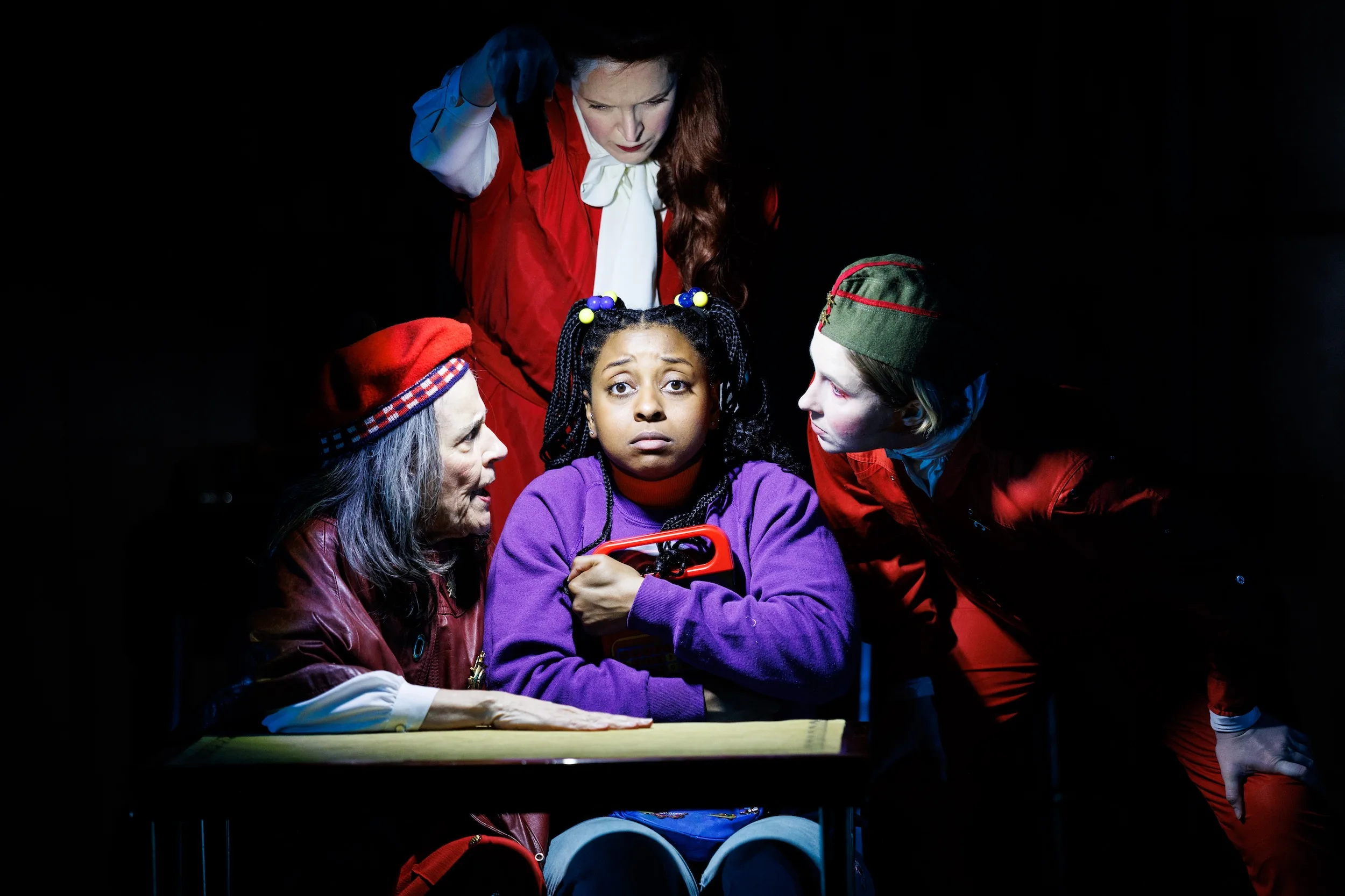 (l-r) Suzzy Roche, Grace McLean, Alana Rquel Bowers, Nina Ross in "Cold War Choir Practice."