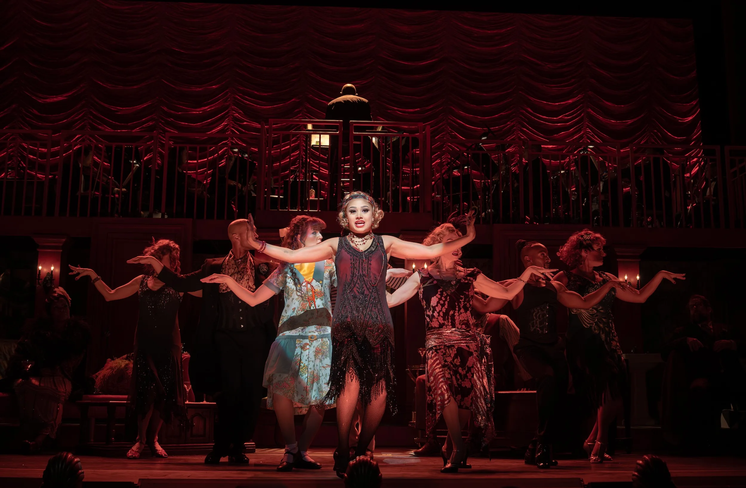 Jasmine Amy Rogers and the cast of New York City Center Encores! "The Wild Party."