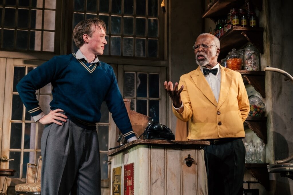 Ben Beatty and John Kani in '"Master Harold" ... and the Boys.'