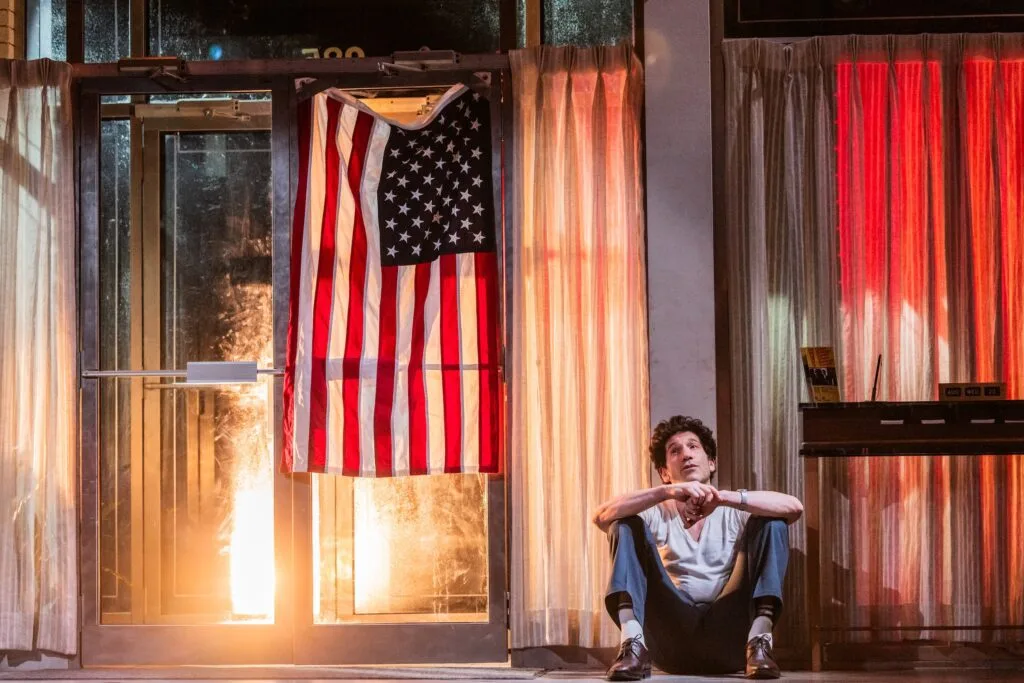 Jon Bernthal in "Dog Day Afternoon." Photo by Matthew Murphy and Evan Zimmerman.