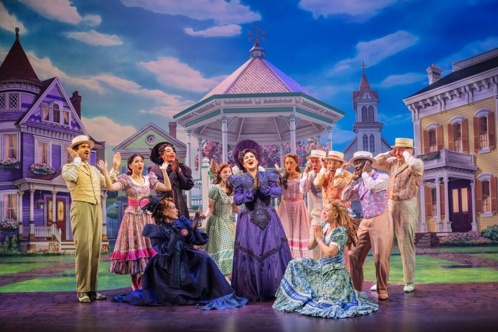 Ana Gasteyer and the cast of "Schmigadoon!"