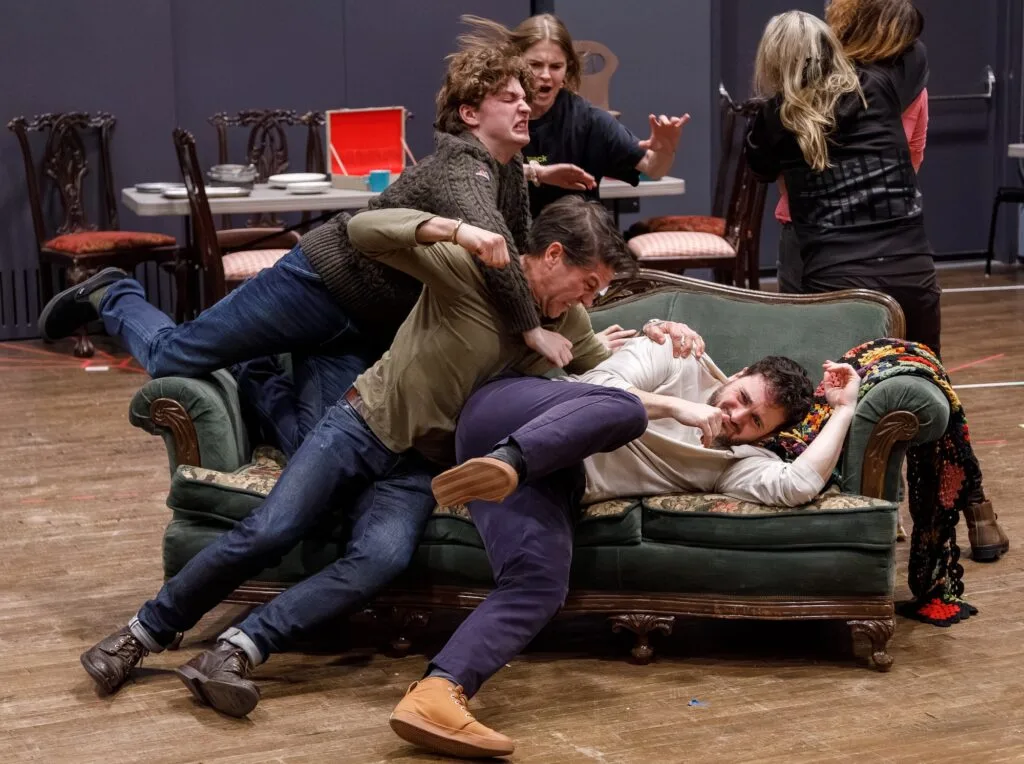 "Appropriate" in rehearsal at Seattle Rep.