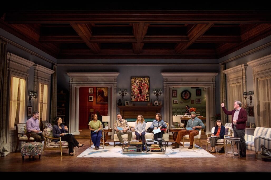 The cast of "The Balusters" on Broadway.