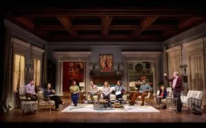 The cast of "The Balusters" on Broadway.