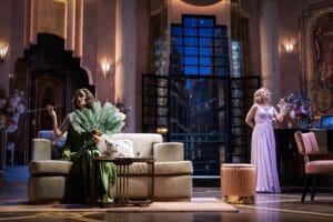 Rose Byrne and Kelli O'Hara in "Fallen Angels."