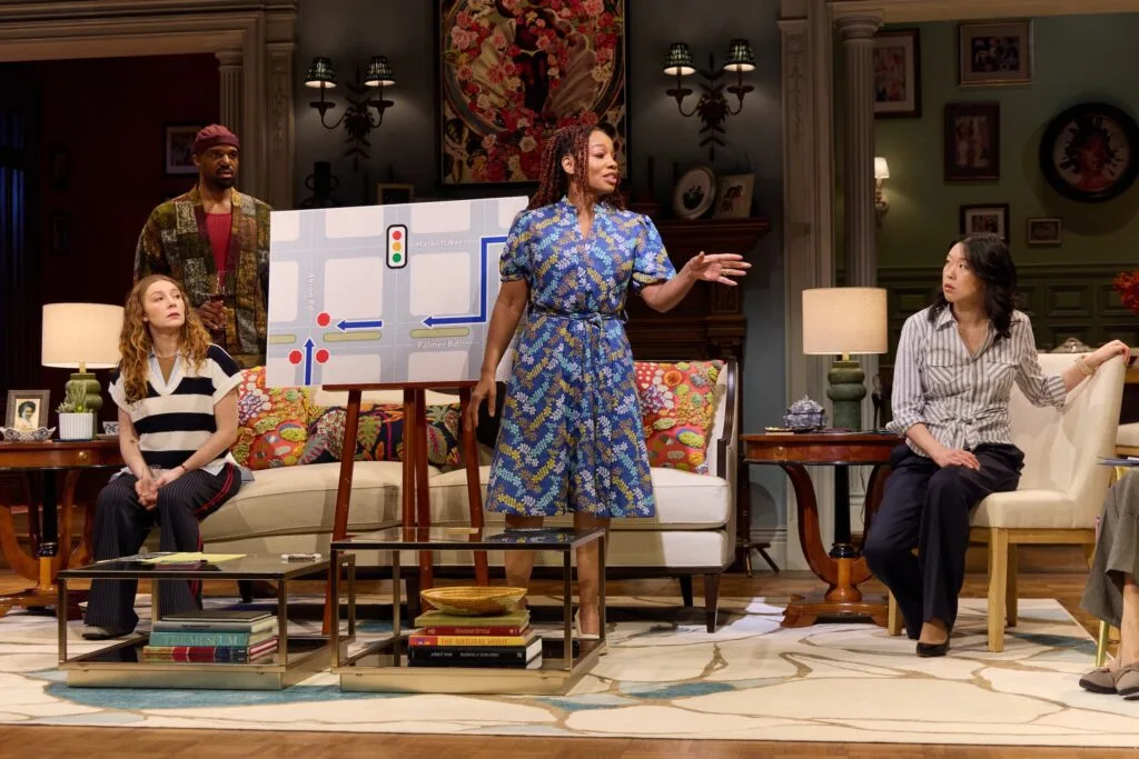 Kayli Carter, Carl Clemons-Hopkins, Anika Noni Rose, and Jeena Yi in "The Balusters."