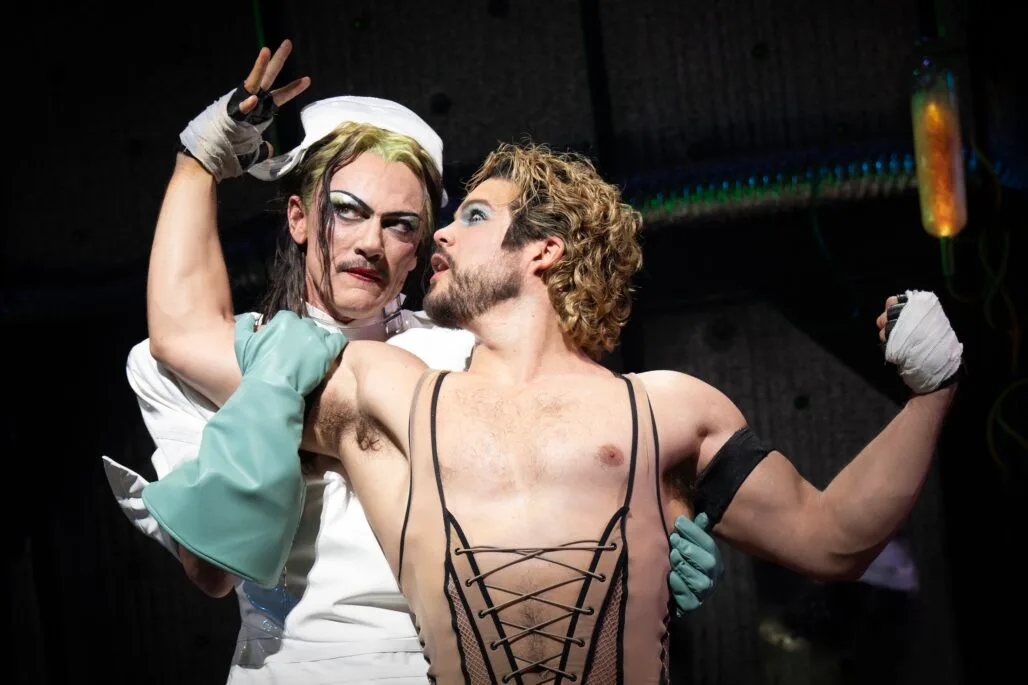 Luke Evans and Josh Rivera in "The Rocky Horror Show."