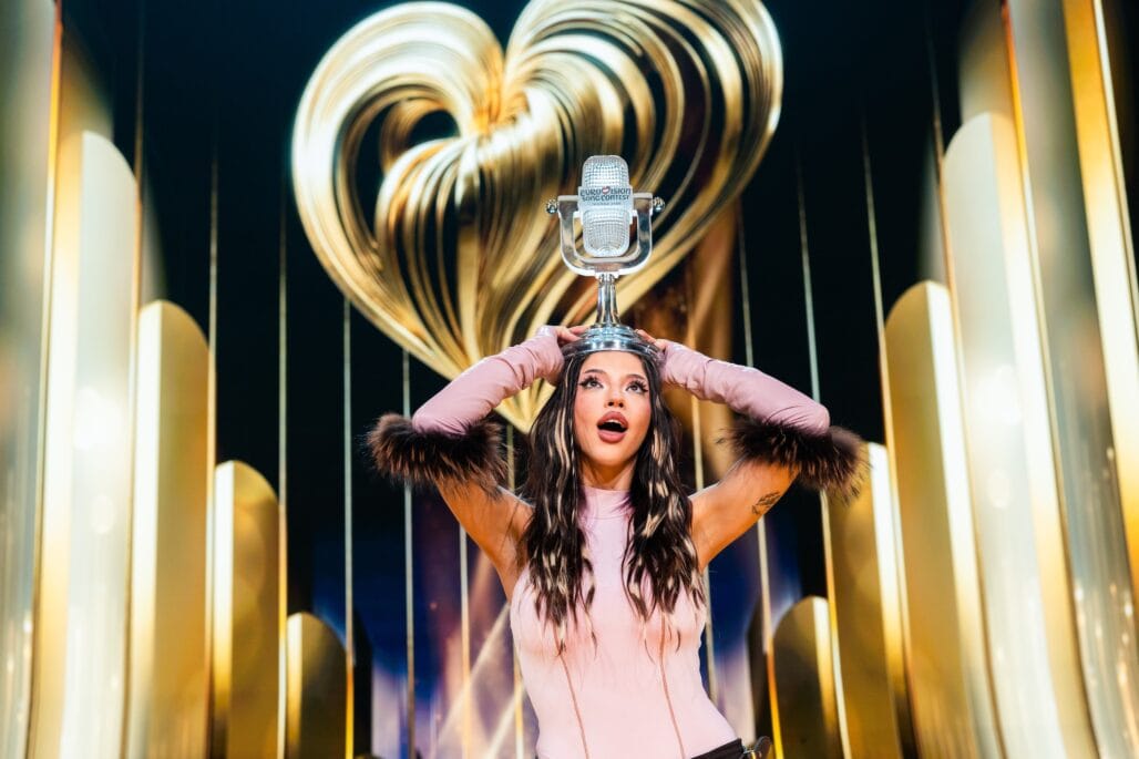 DARA wins the 70th Eurovision Song Contest for Bulgaria, at the Wiener Stadthalle in Vienna, Austria.
