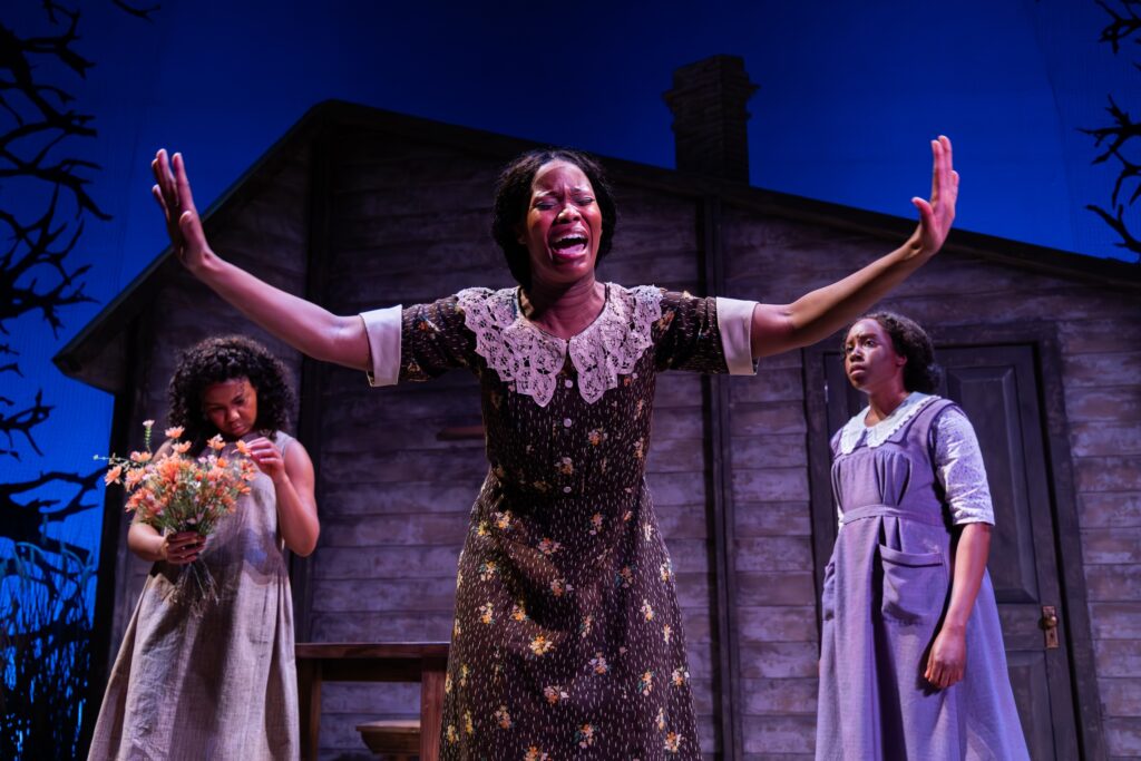 Jaeda LaVonne, Anji White, and Felicia Oduh in "Covenant."