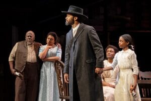 (l-r) Cedric "The Entertainer," Taraji P. Henson, Joshua Boone, Nimene Sierra Wureh, and Savannah Commodore in "Joe Turner's Come and Gone."