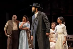 (l-r) Cedric "The Entertainer," Taraji P. Henson, Joshua Boone, Nimene Sierra Wureh, and Savannah Commodore in "Joe Turner's Come and Gone."