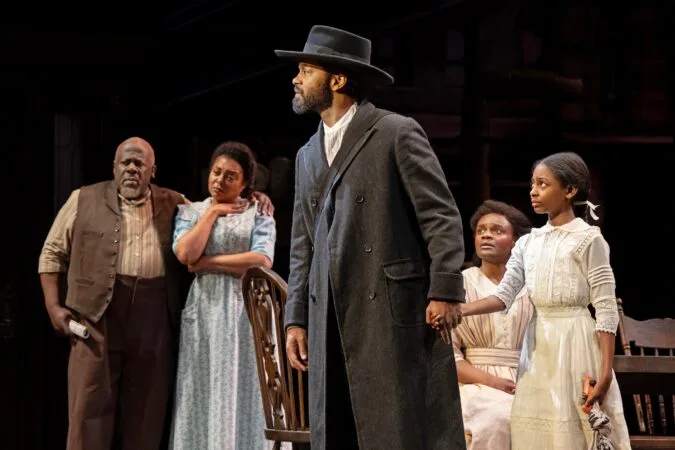 (l-r) Cedric "The Entertainer," Taraji P. Henson, Joshua Boone, Nimene Sierra Wureh, and Savannah Commodore in "Joe Turner's Come and Gone."