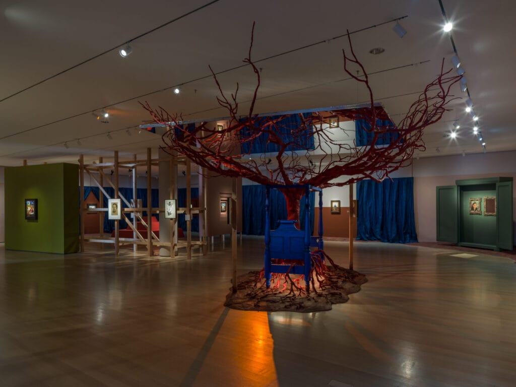 Installation view of Frida and Diego: The Last Dream on view at The Museum of Modern Art, New York, from March 21 through September 12, 2026. Photo by Jonathan Dorado © The Museum of Modern Art, New York