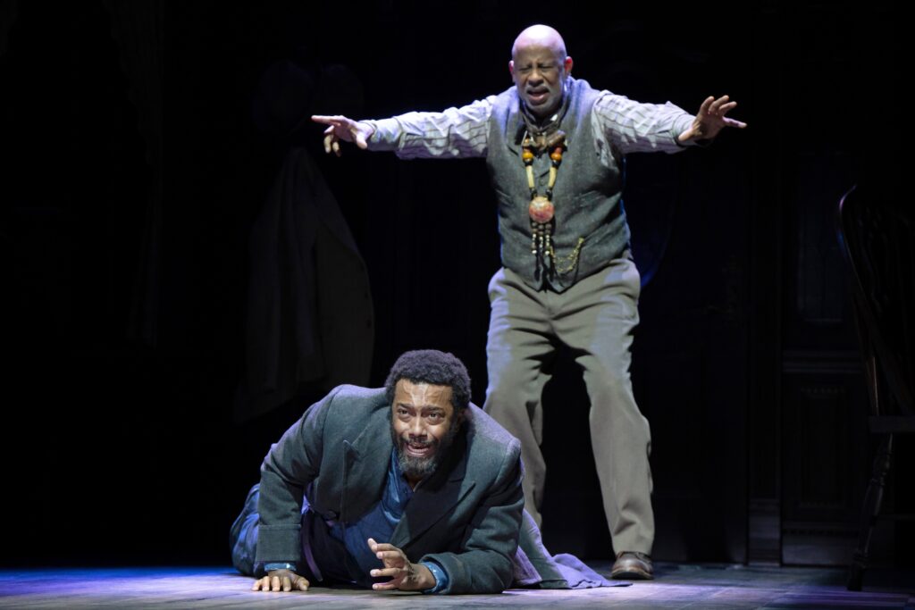 Joshua Boone (left) and Ruben Santiago-Hudson in "Joe Turner's Come and Gone."