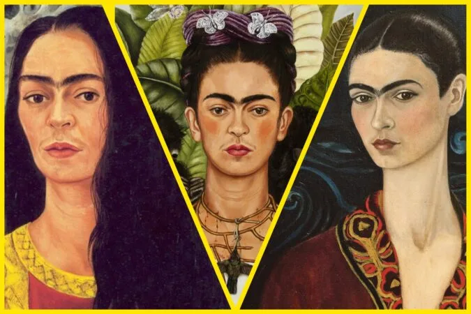 Three Frida Kahlo portraits