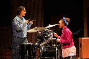 Naomi Latta and Hillary Fisher in "Girls Chance Music"