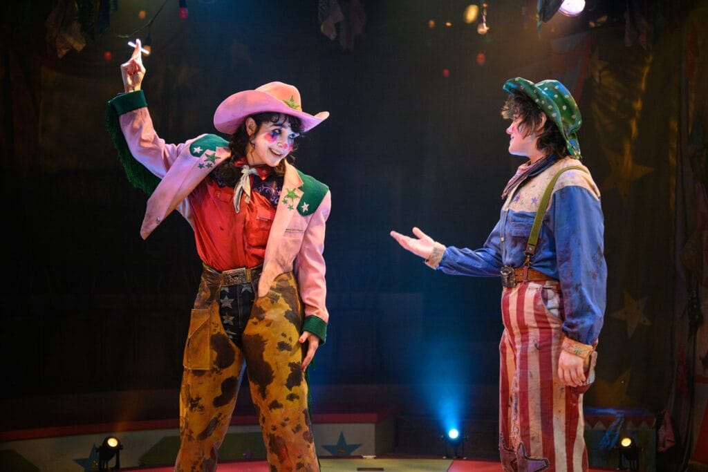 Natasha Roland and Xhloe Rice in "And Then the Rodeo Burned Down."