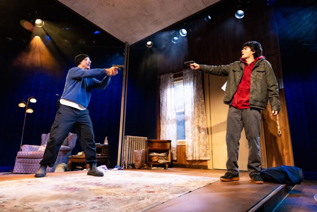 Tom Cavanagh and Michael Longfellow in "Broken Snow."