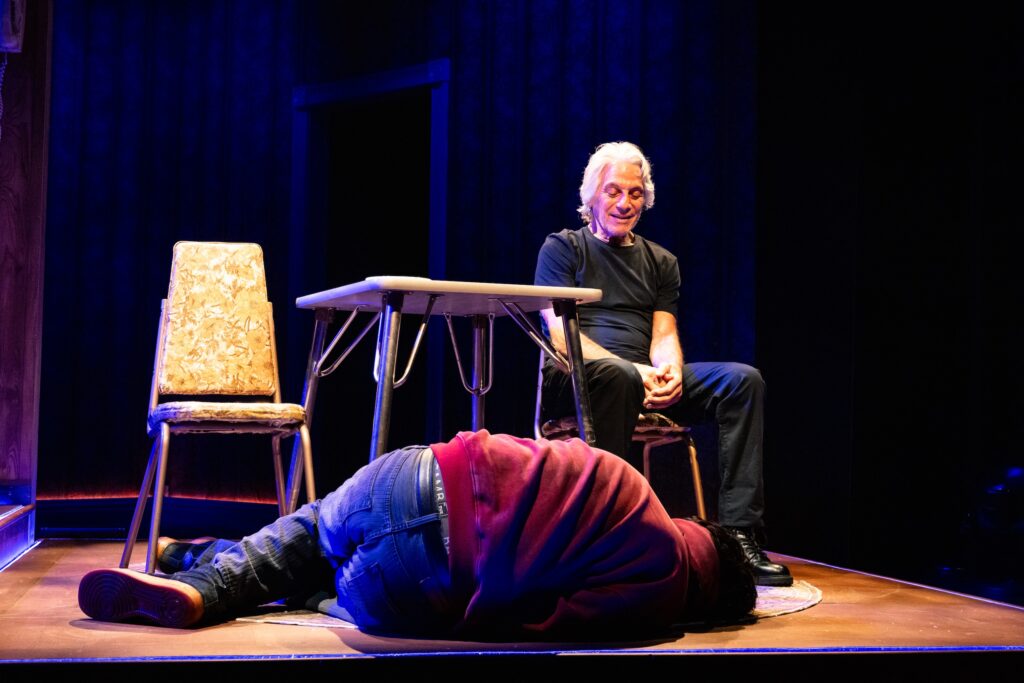 Tony Danza and Michael Longfellow in "Broken Snow."