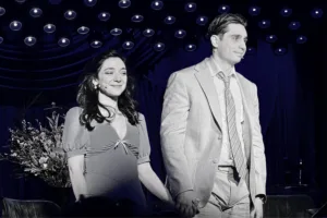Julie Benko and Bobby Conte in an industry presentation of "The Fitzgeralds of St. Paul."