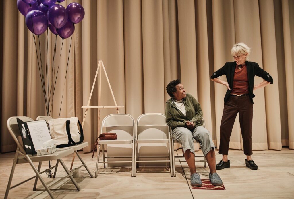 Quincy Tyler Bernstine and Constance Shulman in "Well, I'll Let You Go."