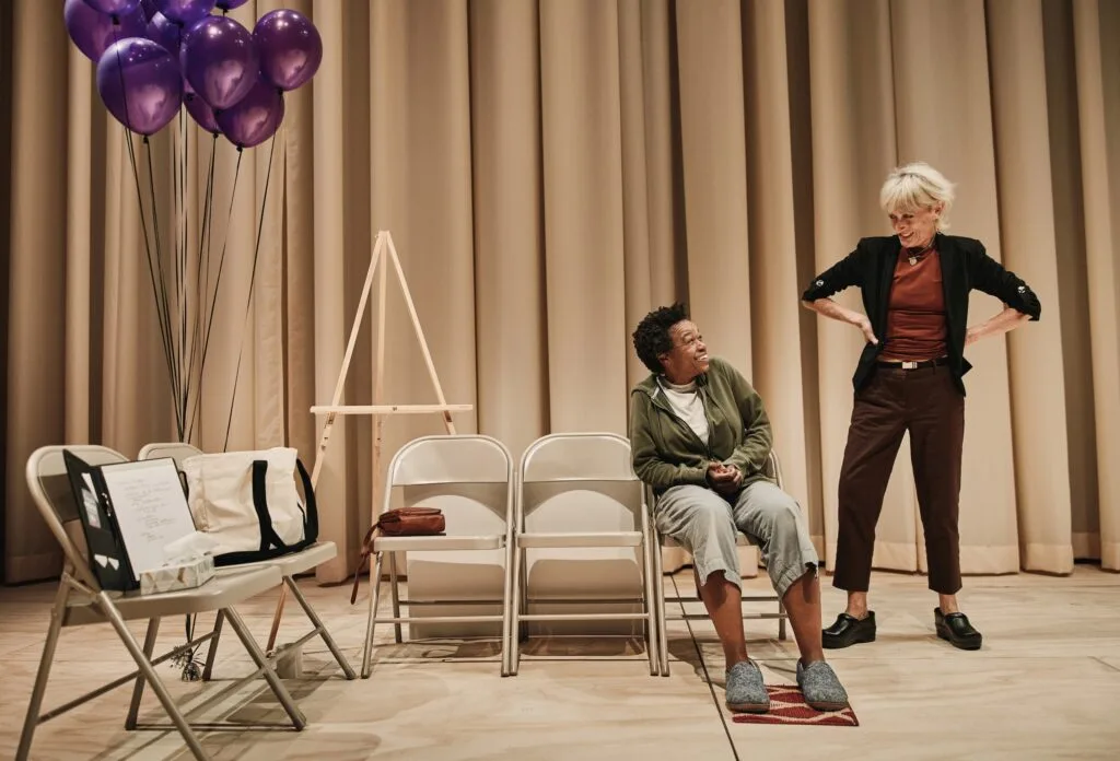 Quincy Tyler Bernstine and Constance Shulman in "Well, I'll Let You Go."