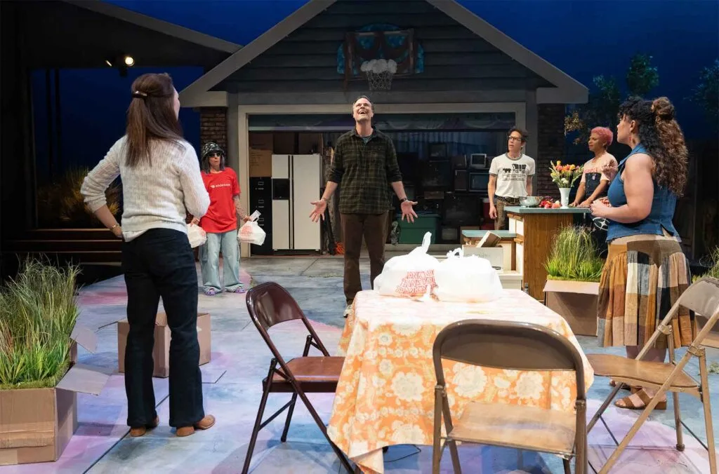 Tim Getman (center) and Ensemble. Photo by Jenny Graham.