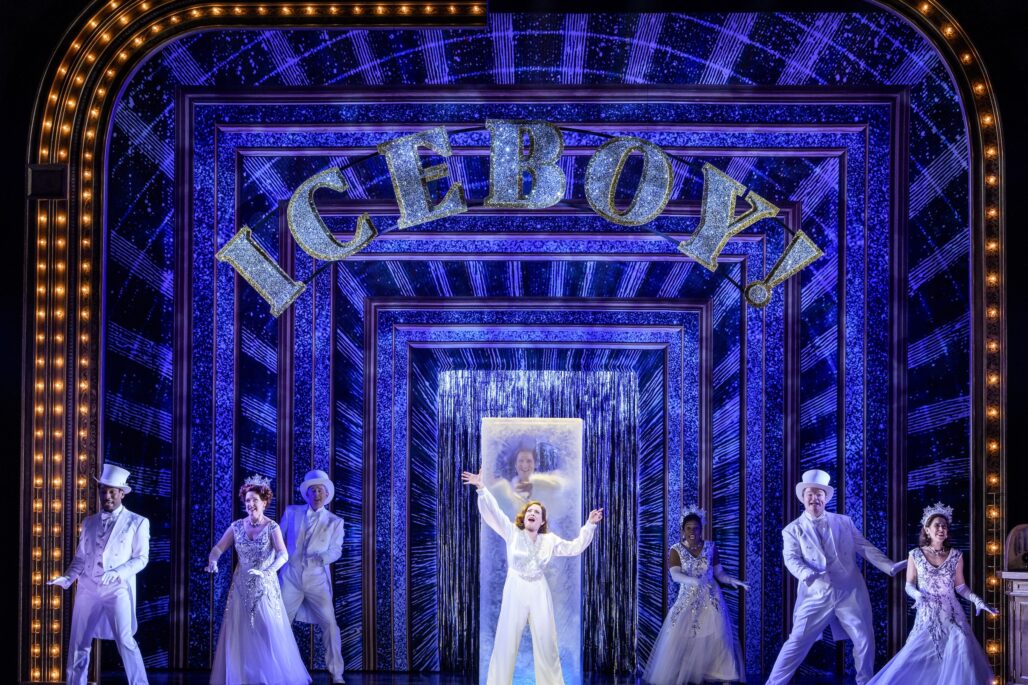 Megan Mullally (center) and the cast of "Iceboy!"