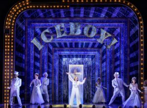 Megan Mullally (center) and the cast of "Iceboy!"